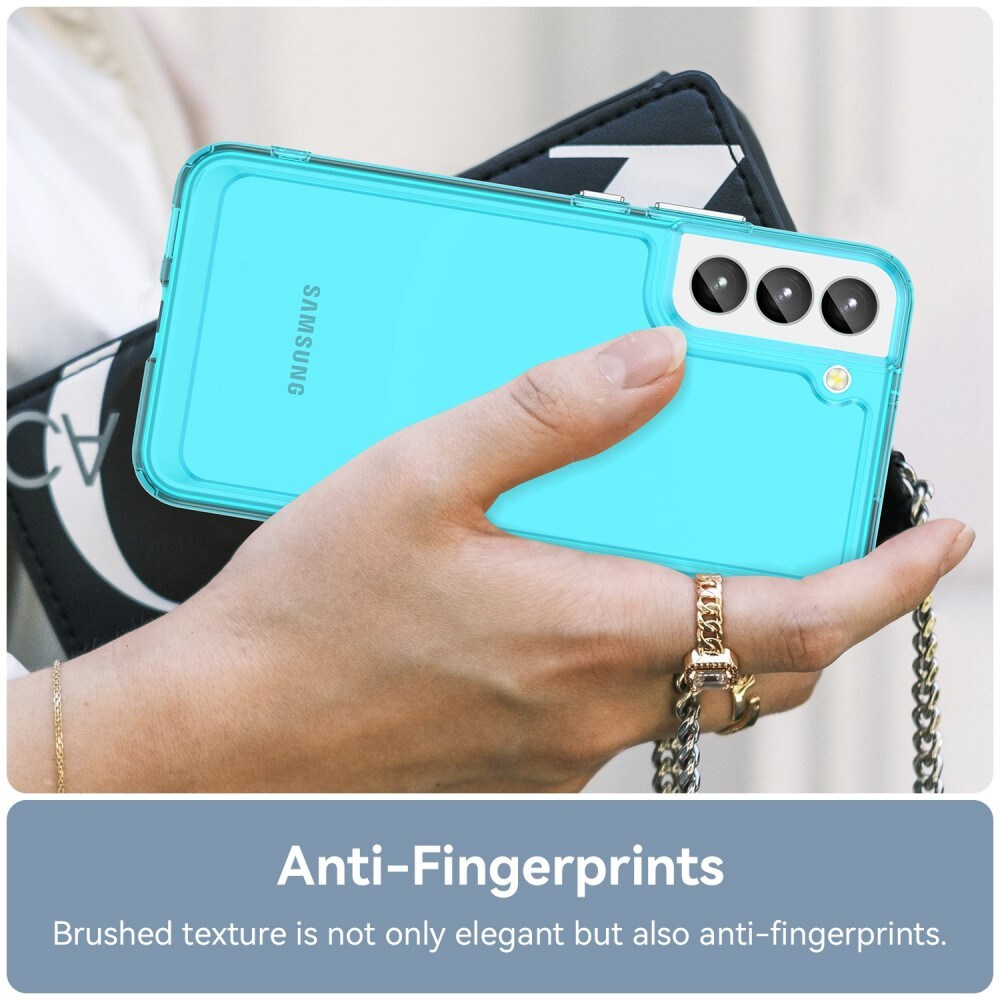Samsung Galaxy S23 Plus Crystal Hybrid-cover, Blå