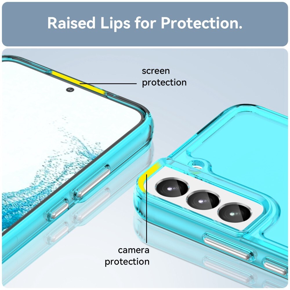 Samsung Galaxy S23 Plus Crystal Hybrid-cover, Blå