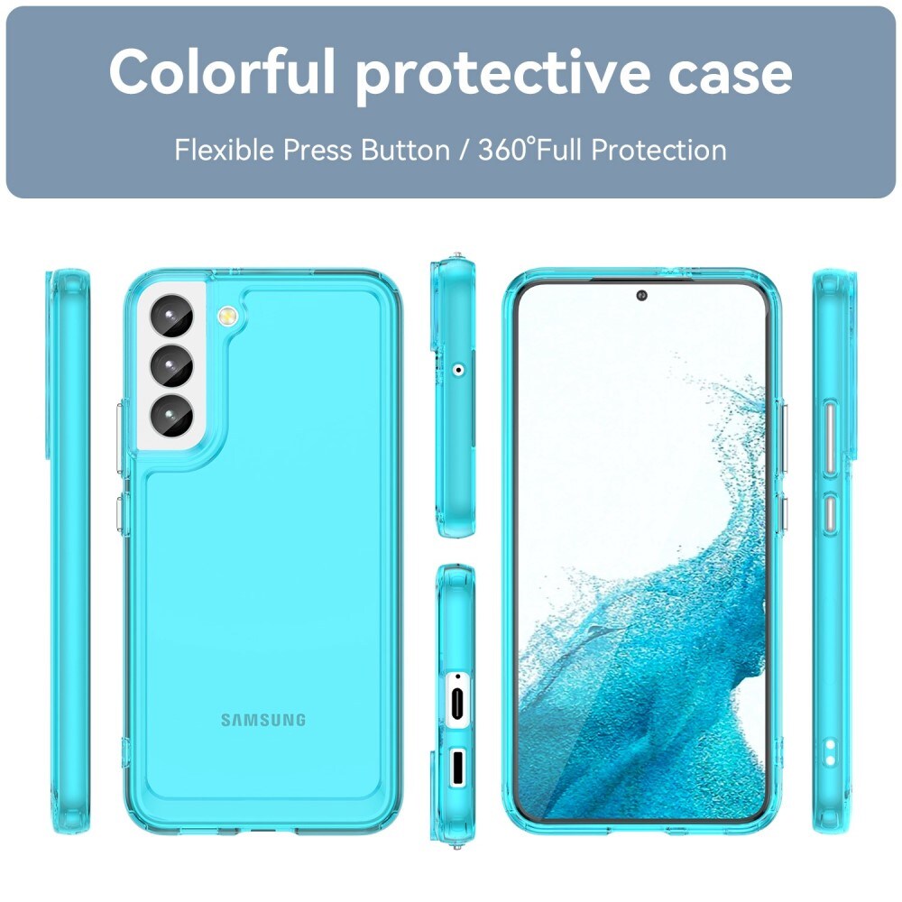 Samsung Galaxy S23 Plus Crystal Hybrid-cover, Blå