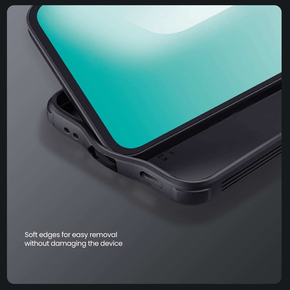 Samsung Galaxy S25 FE Cover med kamerabeskyttelse - CamShield, Sort