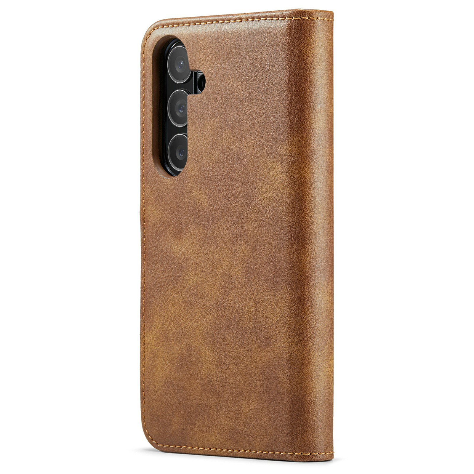 Samsung Galaxy S25 FE Pungetui med aftageligt cover, Cognac