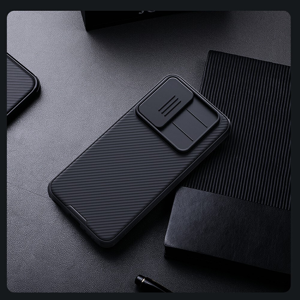 Samsung Galaxy A17 Cover med kamerabeskyttelse - CamShield, Sort