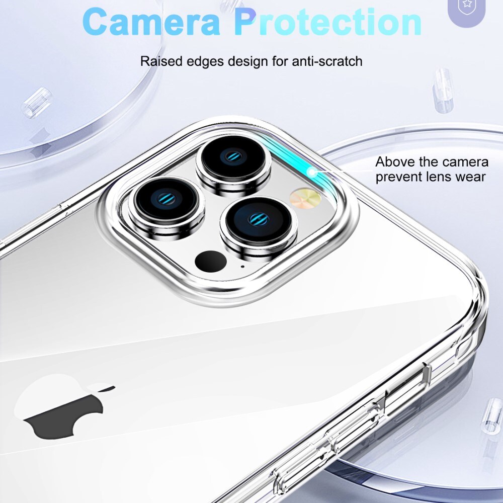 iPhone 14 Pro Mobilcover Full Protection, Gennemsigtig