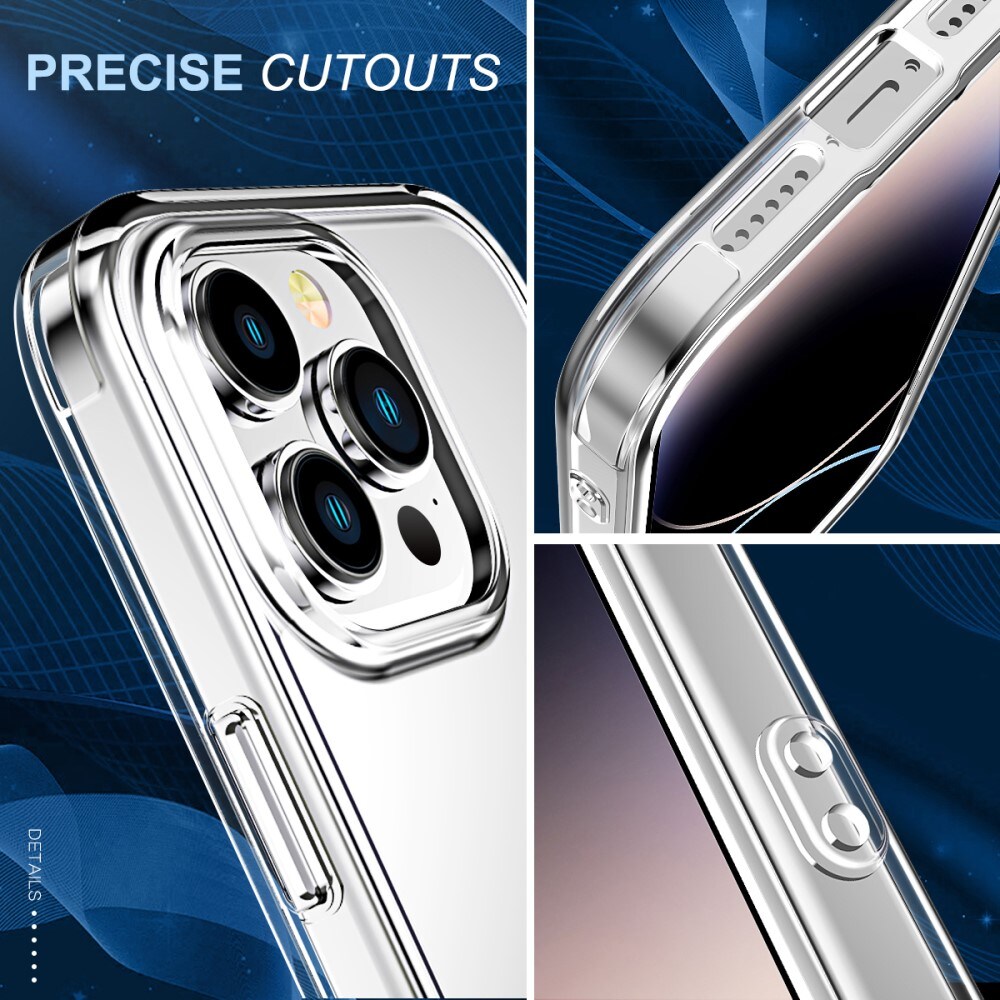 iPhone 14 Pro Mobilcover Full Protection, Gennemsigtig