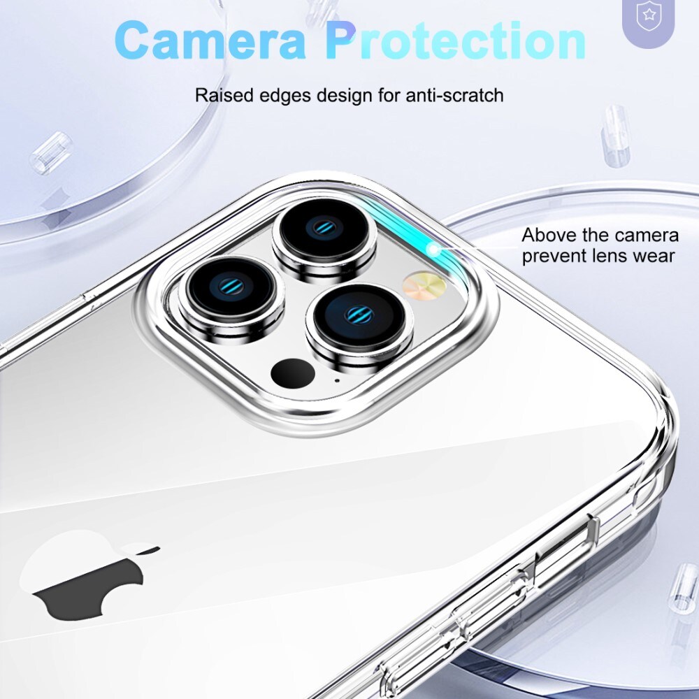 iPhone 14 Pro Max Mobilcover Full Protection, Gennemsigtig