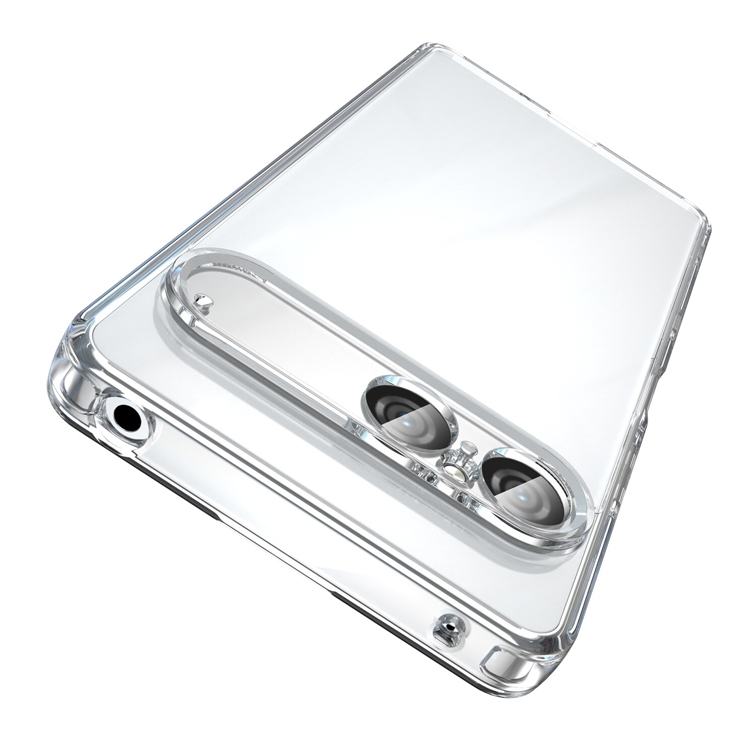 Sony Xperia 10 VII Crystal Hybrid-cover, Gennemsigtig