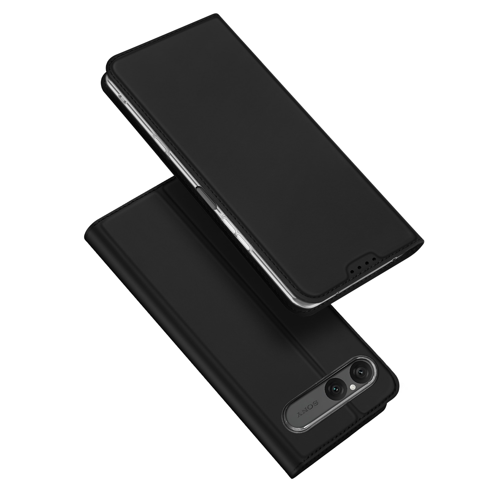 Sony Xperia 10 VII Slankt mobiletui, Sort