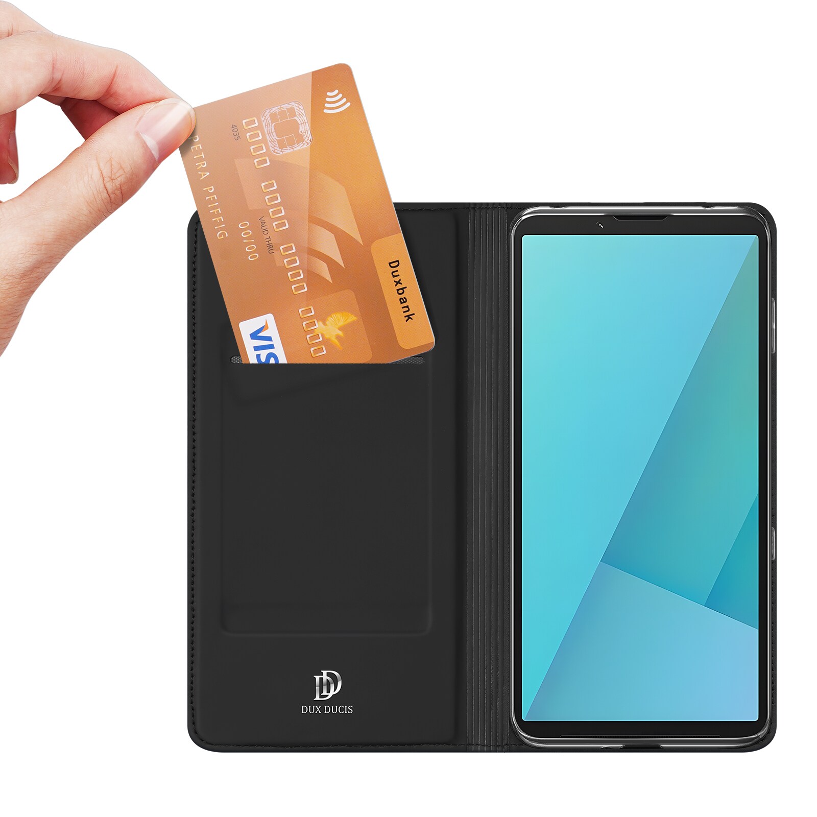 Sony Xperia 10 VII Slankt mobiletui, Sort