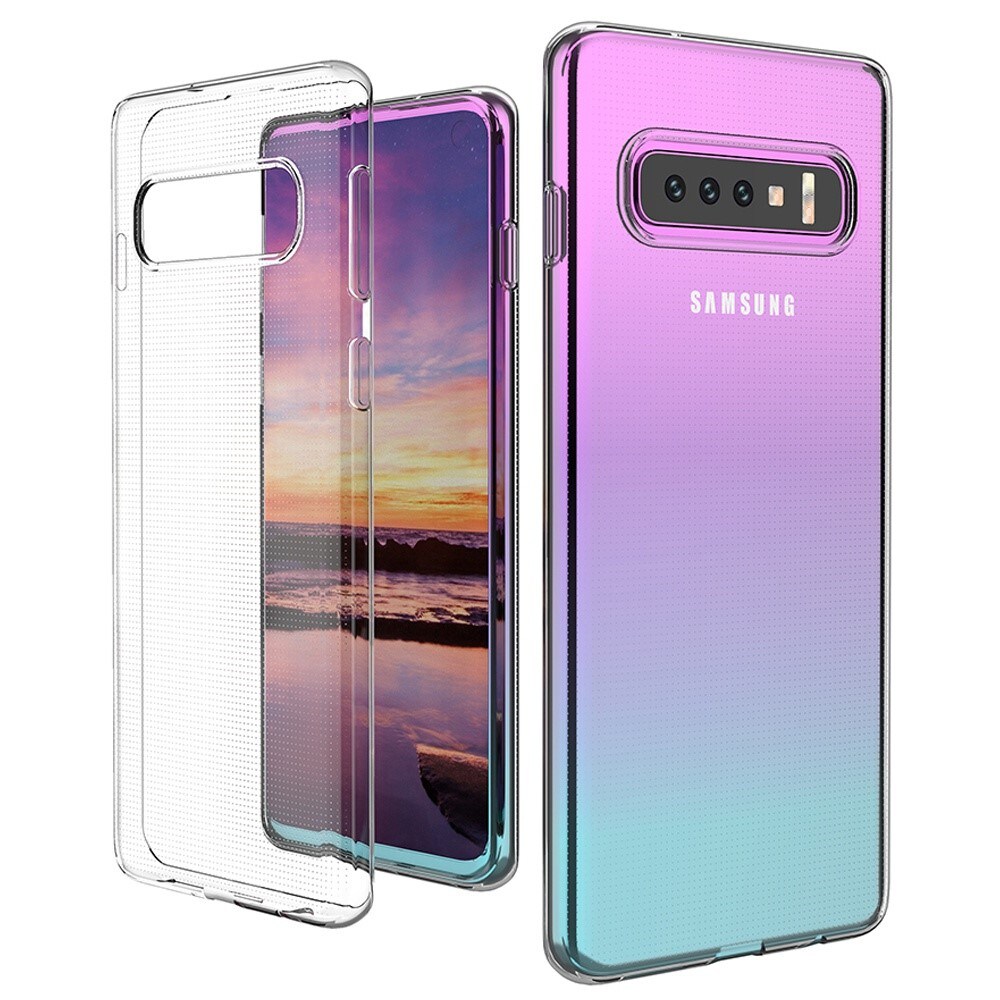 Samsung Galaxy S10 Tyndt TPU-cover, Gennemsigtig