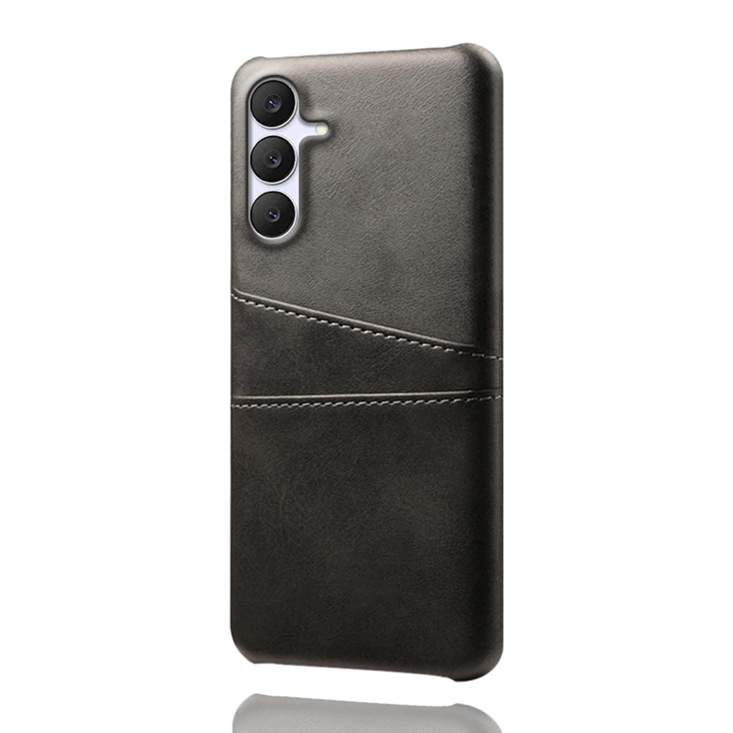 Samsung Galaxy S25 FE Smart cover med 2 kortholdere, Sort