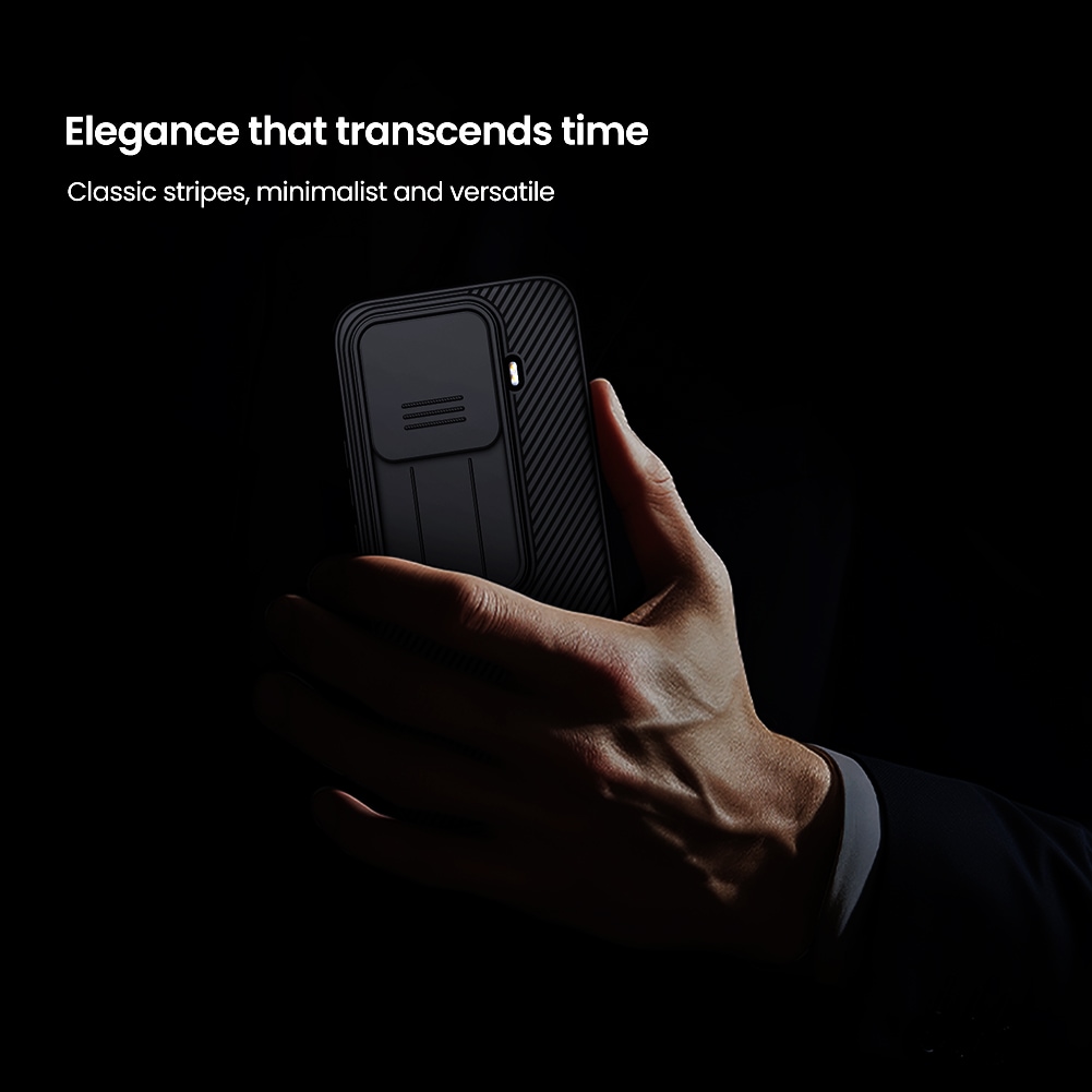 Xiaomi 15T Pro Cover med kamerabeskyttelse - CamShield, Sort