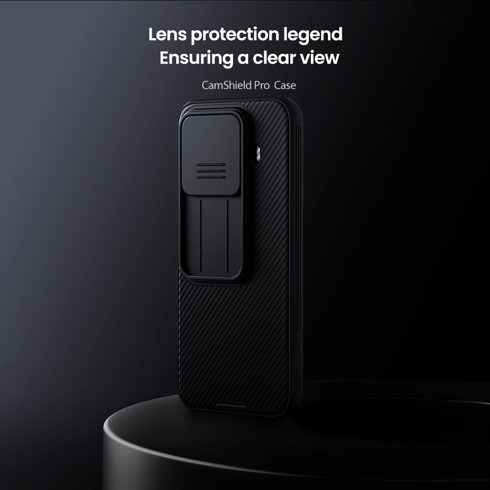Xiaomi 15T Pro Cover med kamerabeskyttelse - CamShield, Sort