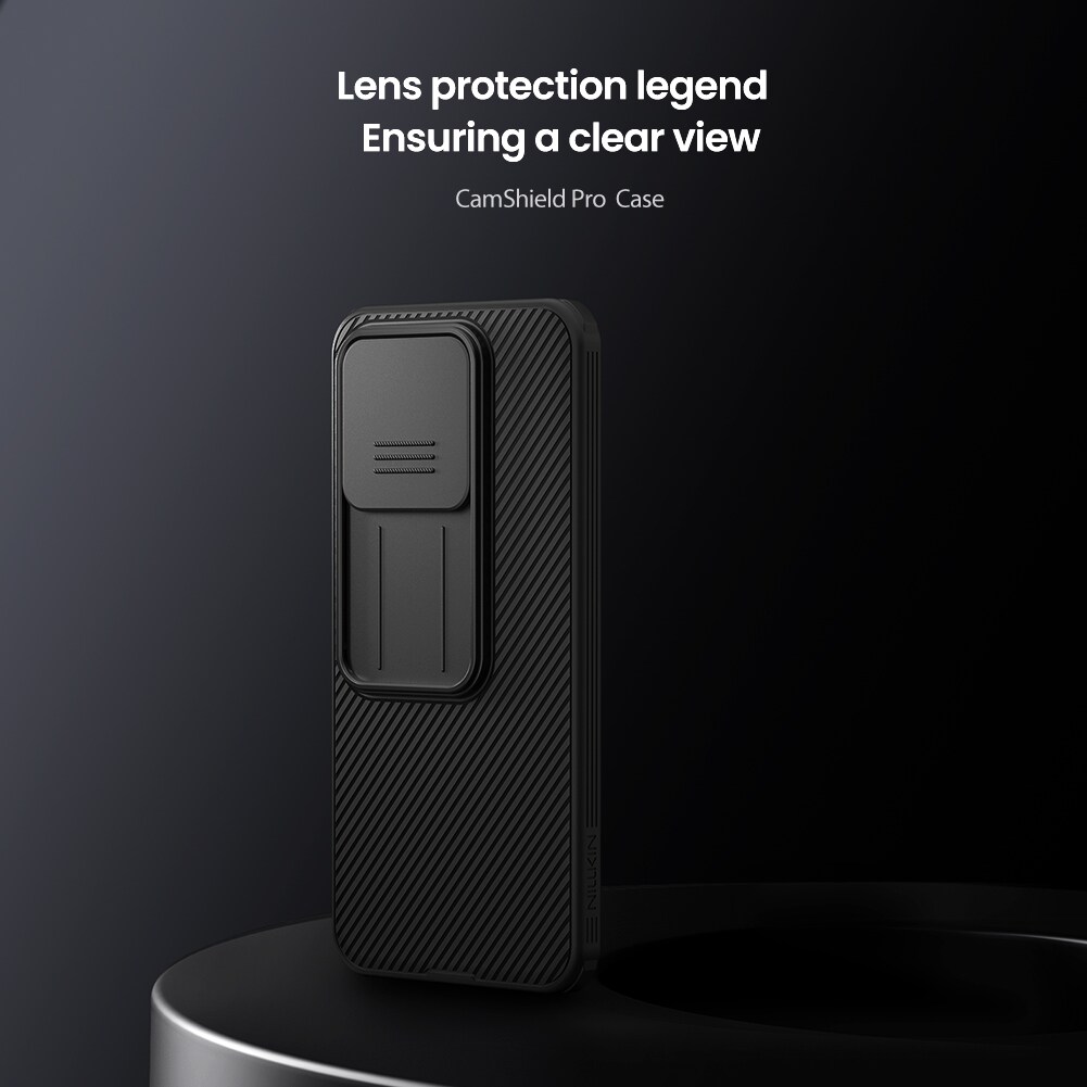Xiaomi 15T Cover med kamerabeskyttelse - CamShield, Sort