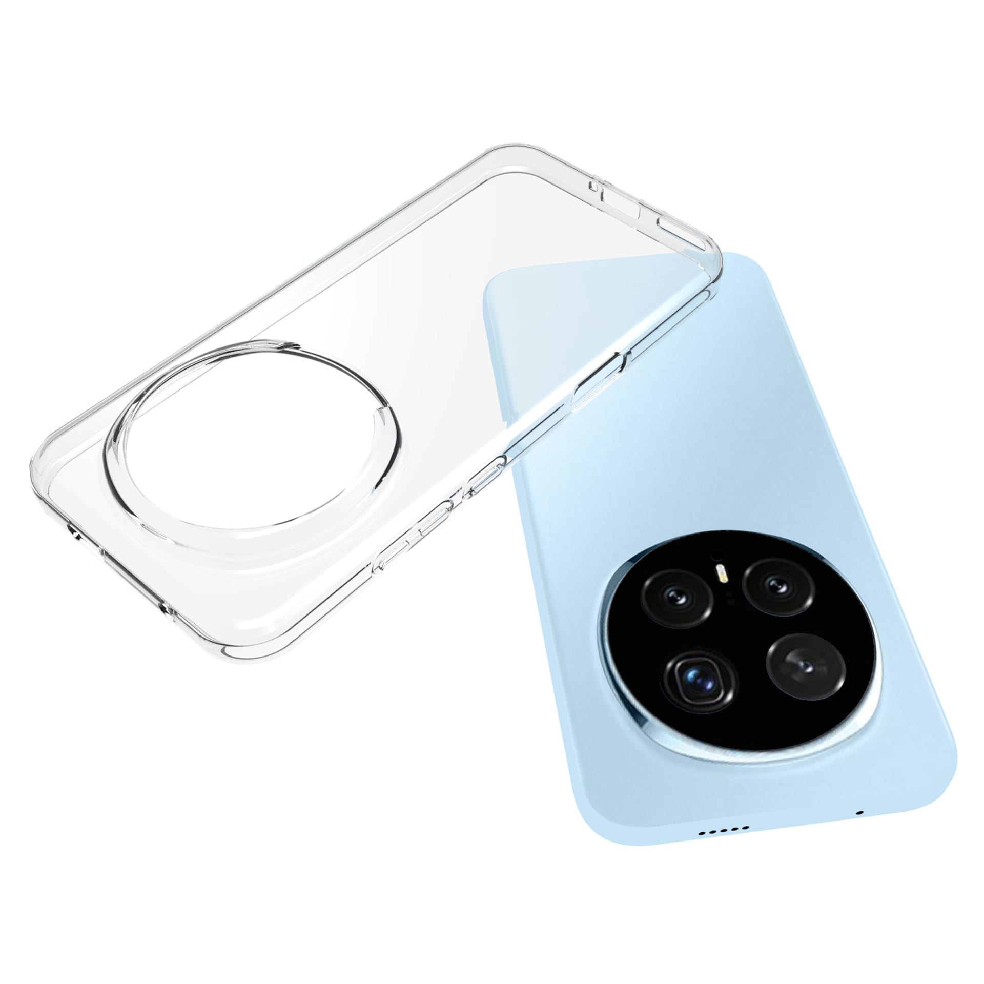 Honor Magic8 Pro Tyndt TPU-cover, Gennemsigtig