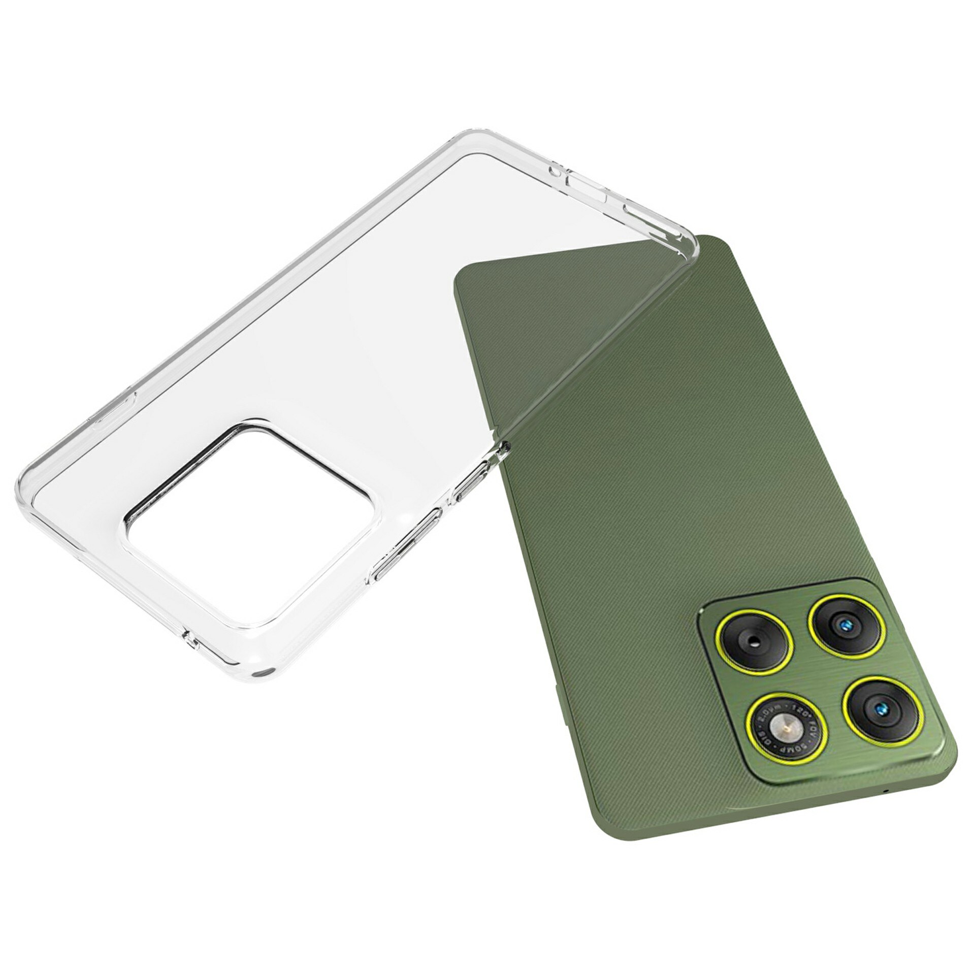 Motorola Edge 70 Tyndt TPU-cover, Gennemsigtig