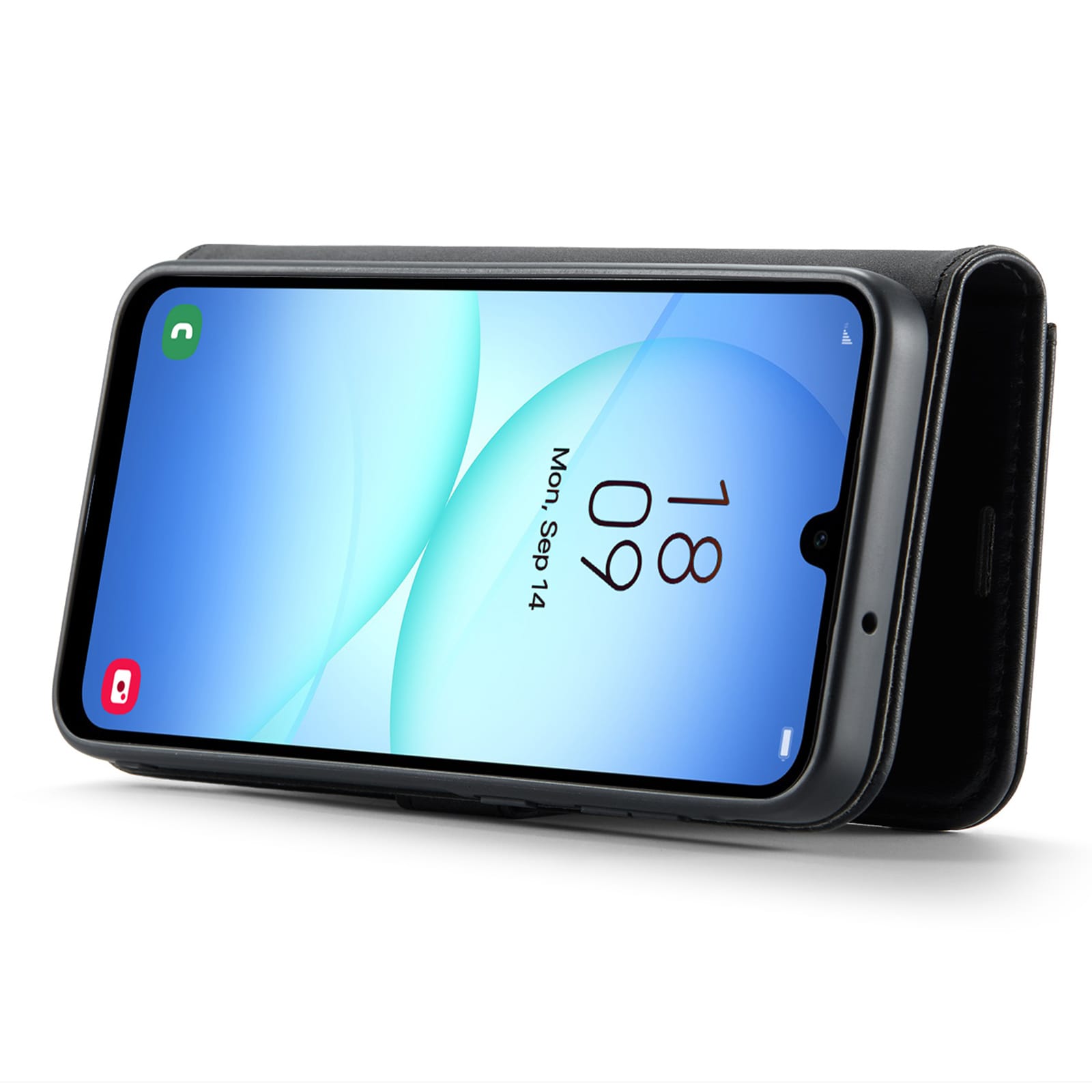 Samsung Galaxy A17 Pungetui med aftageligt cover, Black