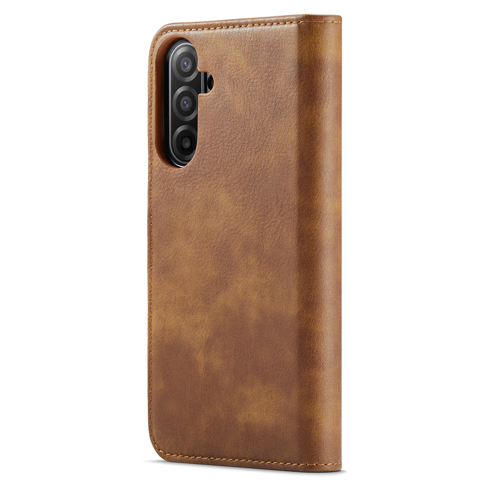 Samsung Galaxy A17 Pungetui med aftageligt cover, Cognac