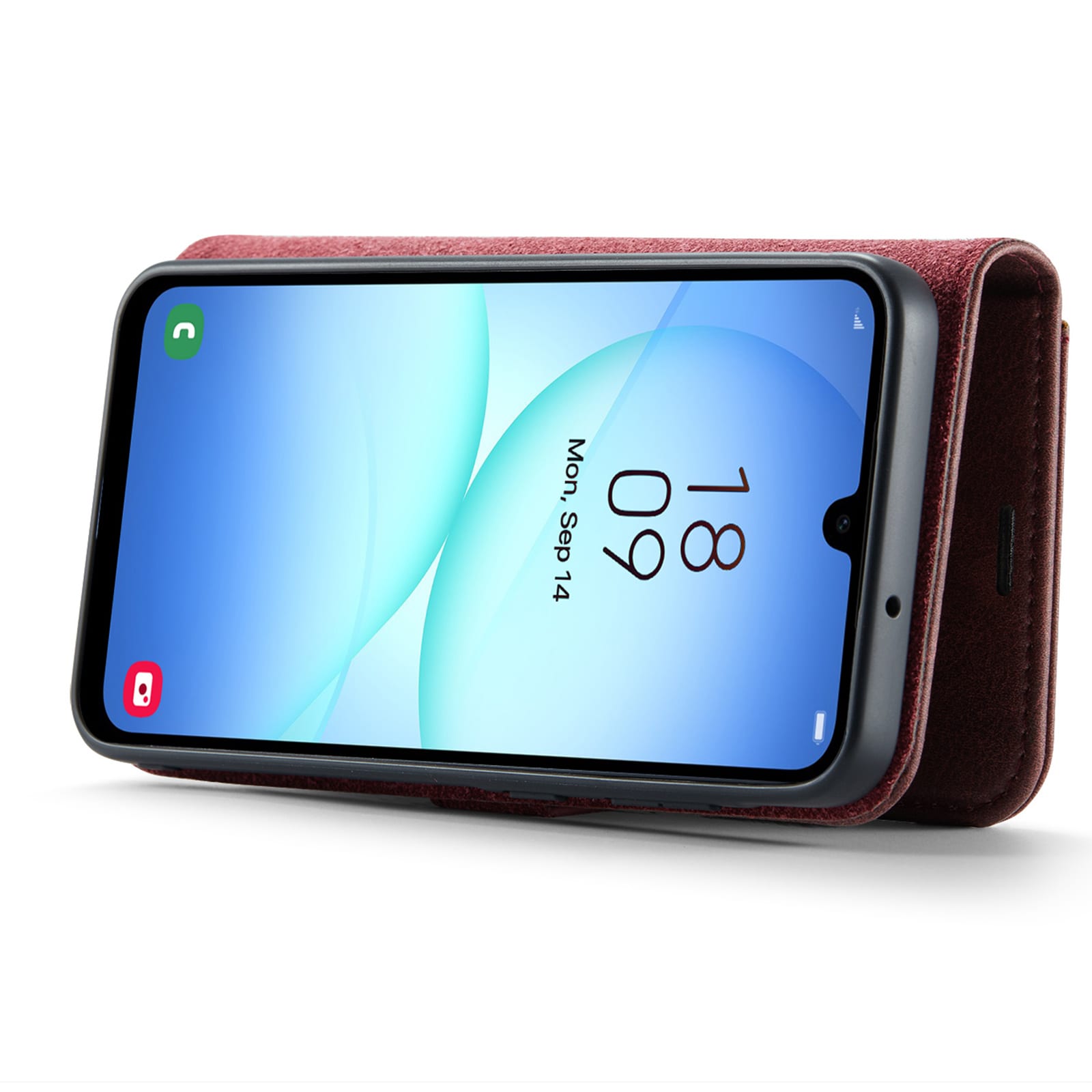 Samsung Galaxy A17 Pungetui med aftageligt cover, Red