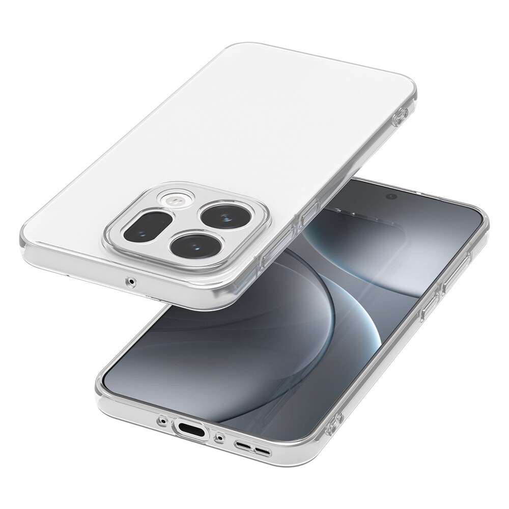 Oppo Find X9 Tyndt TPU-cover, Gennemsigtig