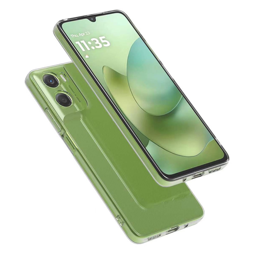 Motorola Moto G06 Tyndt TPU-cover, Gennemsigtig