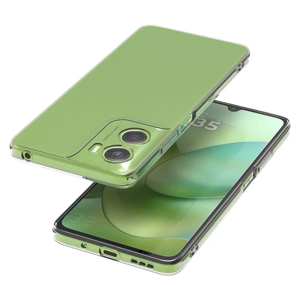 Motorola Moto G06 Tyndt TPU-cover, Gennemsigtig