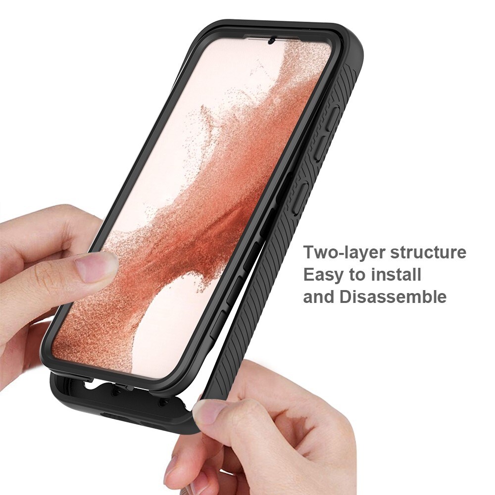 Samsung Galaxy S23 Mobilcover Full Protection, Sort