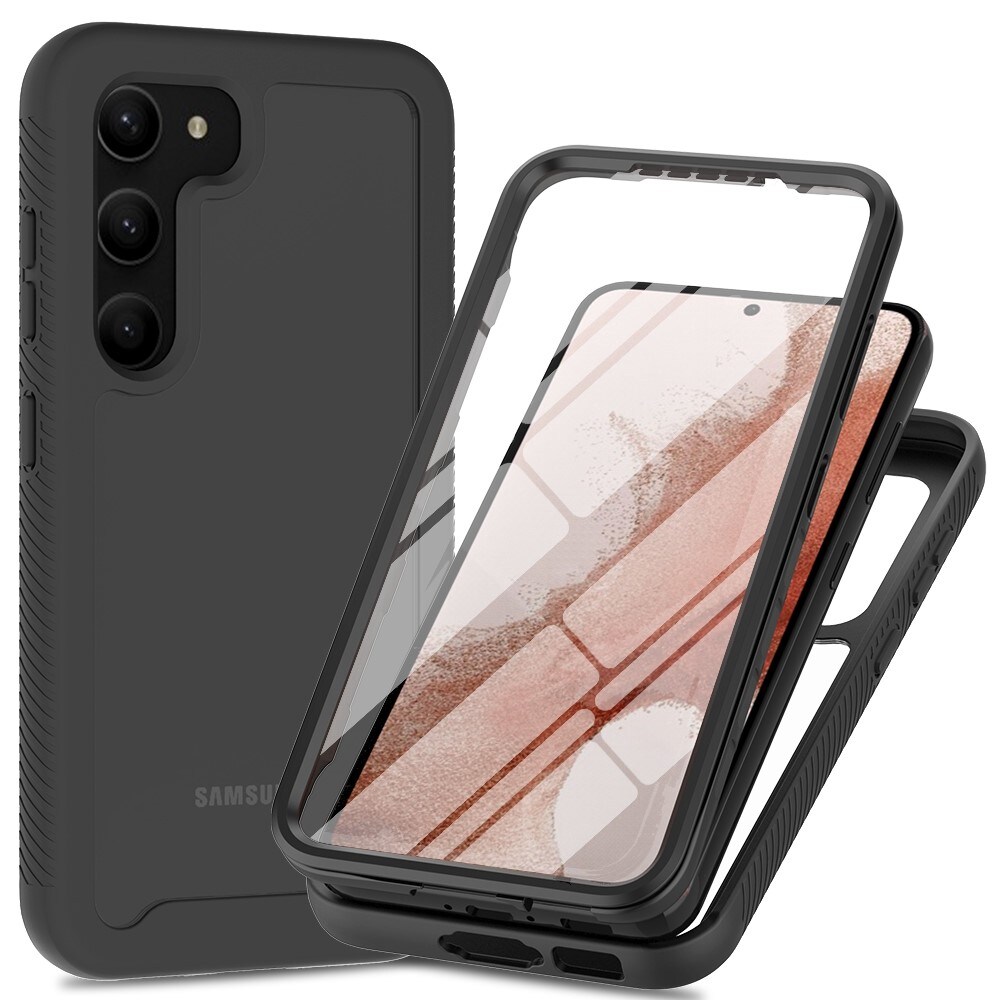 Samsung Galaxy S23 Plus Mobilcover Full Protection, Sort