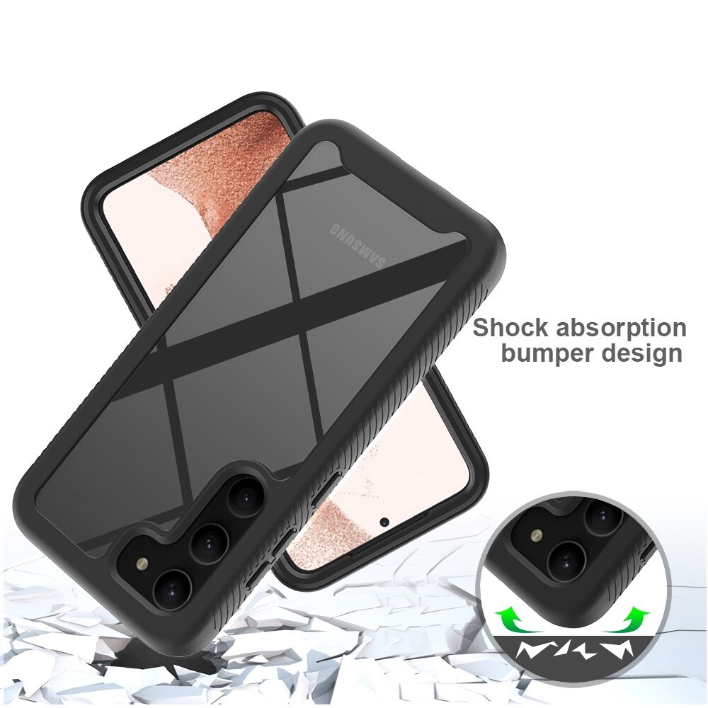 Samsung Galaxy S23 Plus Mobilcover Full Protection, Sort