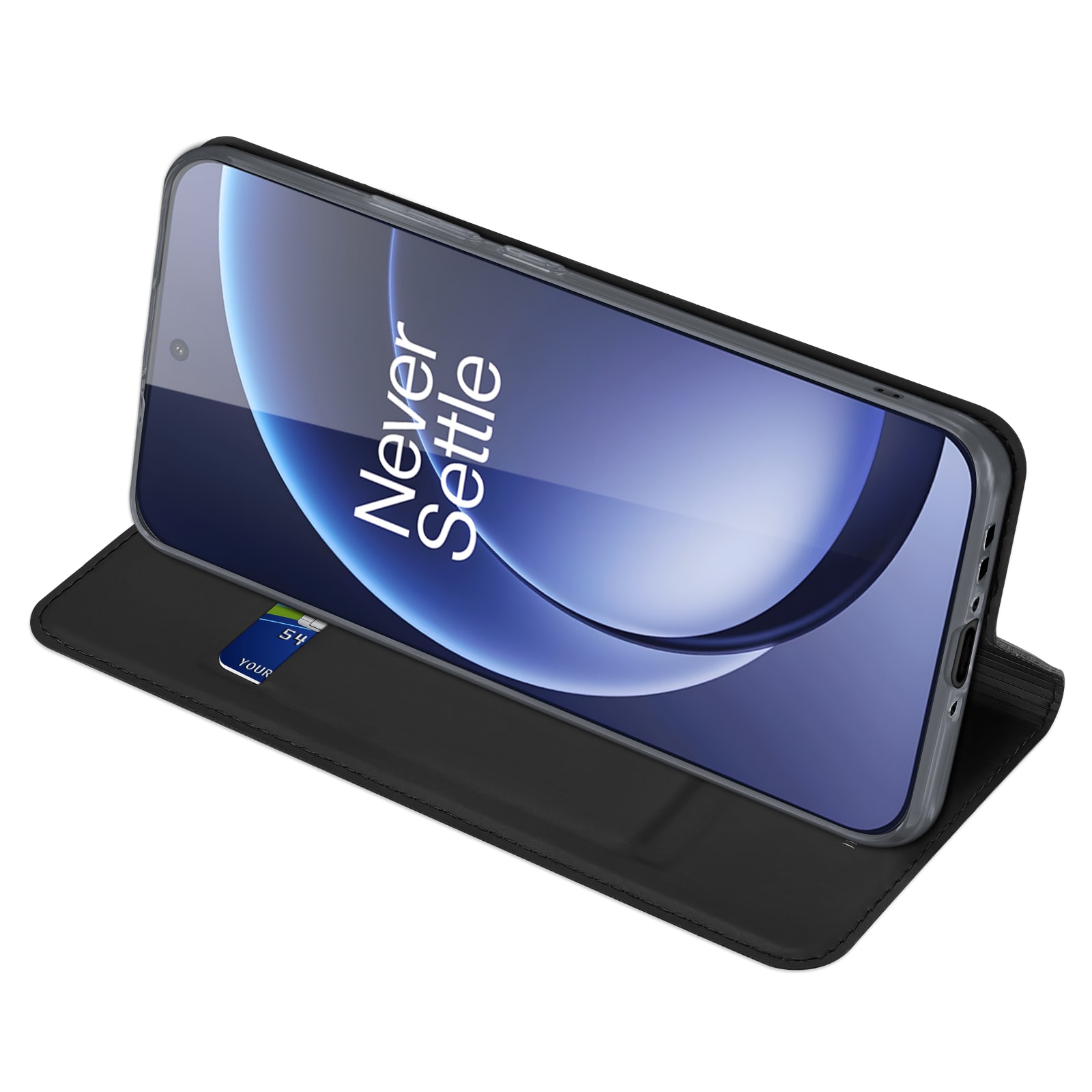  OnePlus 15 Slankt mobiletui, Sort