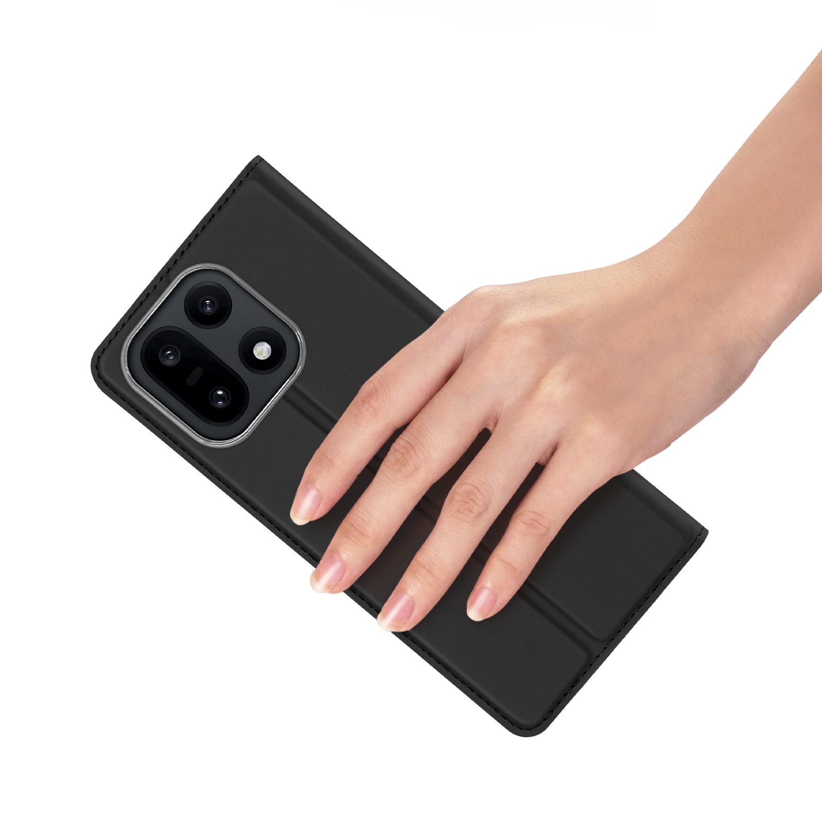  OnePlus 15 Slankt mobiletui, Sort