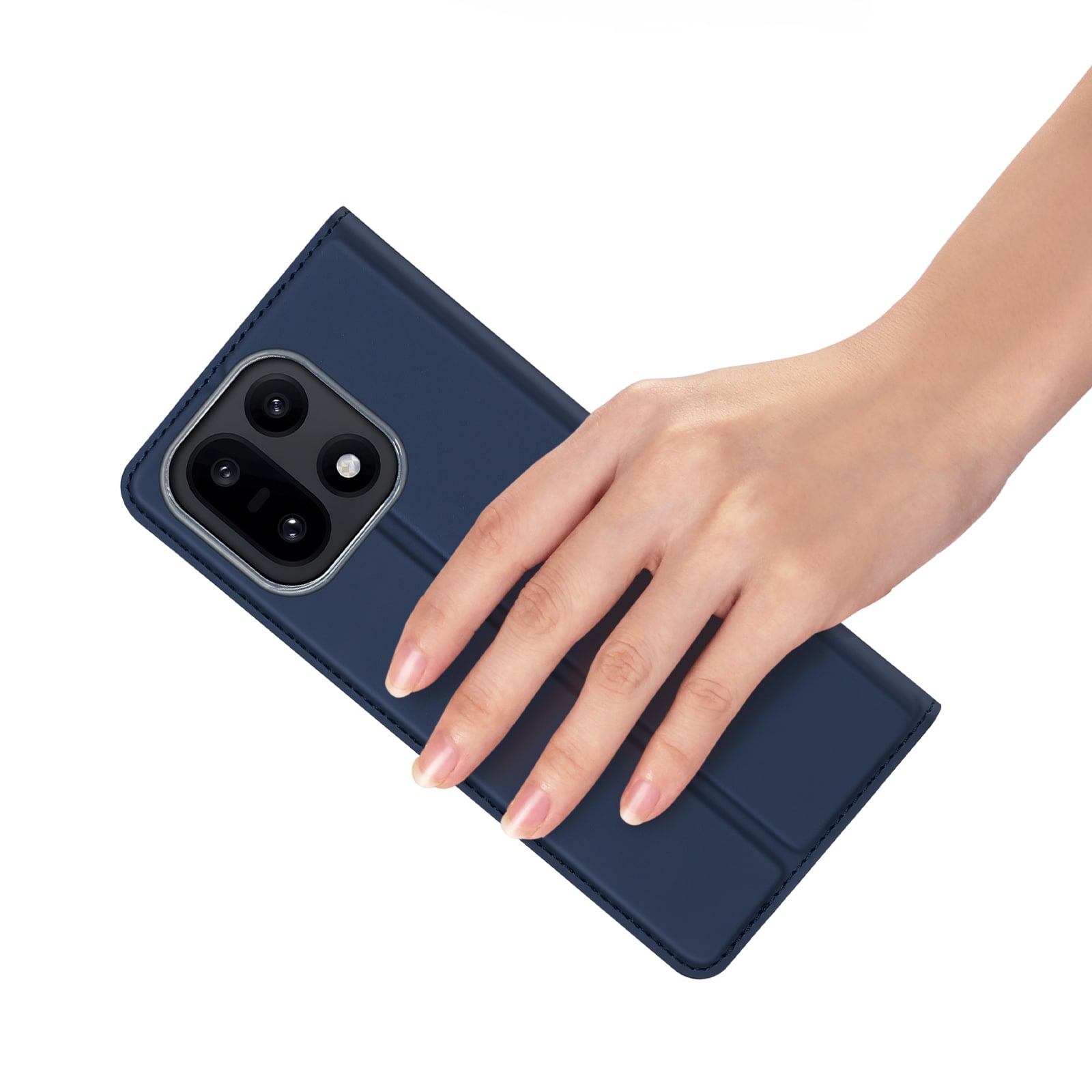  OnePlus 15 Slankt mobiletui, Mørkeblå