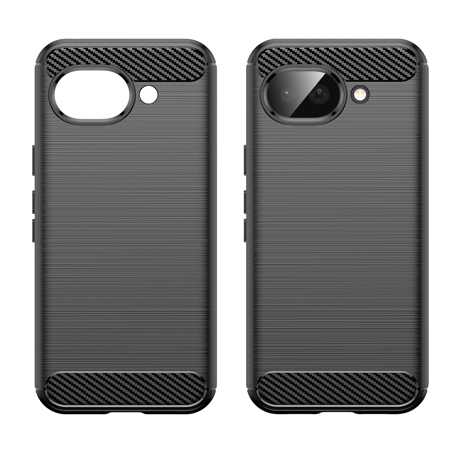 Google Pixel 10a TPU-cover Brushed, Sort