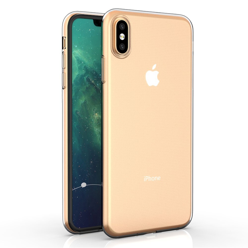 iPhone Xs Max Tyndt TPU-cover, Gennemsigtig
