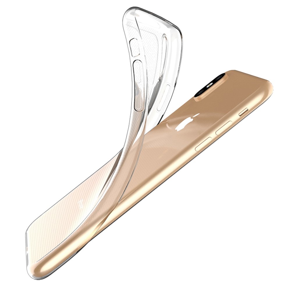 iPhone Xs Max Tyndt TPU-cover, Gennemsigtig