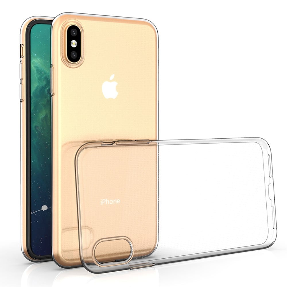 iPhone Xs Max Tyndt TPU-cover, Gennemsigtig