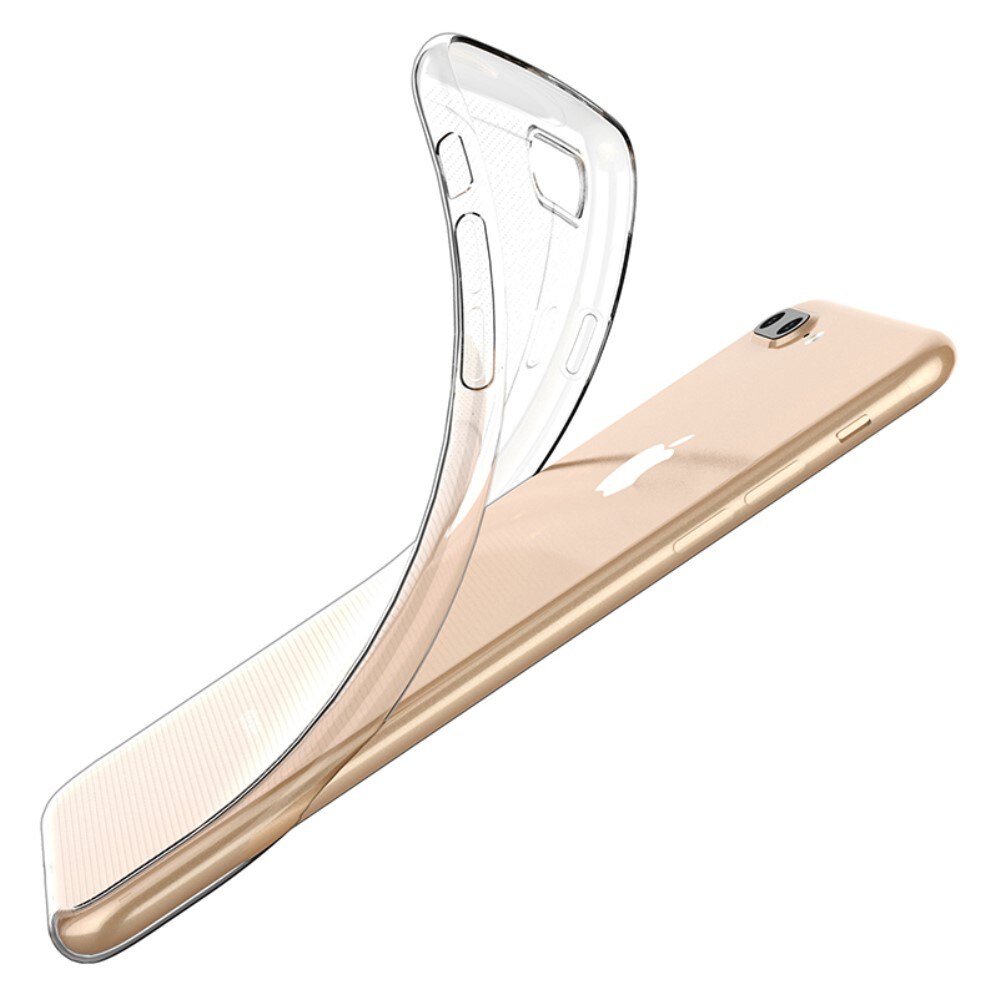 iPhone 7 Plus/iPhone 8 Plus Tyndt TPU-cover, Gennemsigtig