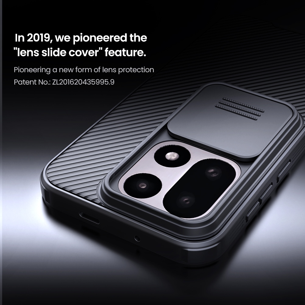  OnePlus 15 Cover med kamerabeskyttelse - CamShield, Sort