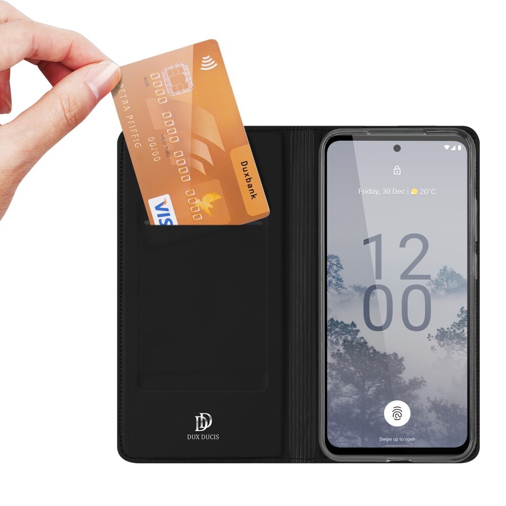  Nokia X30 Slankt mobiletui, Sort