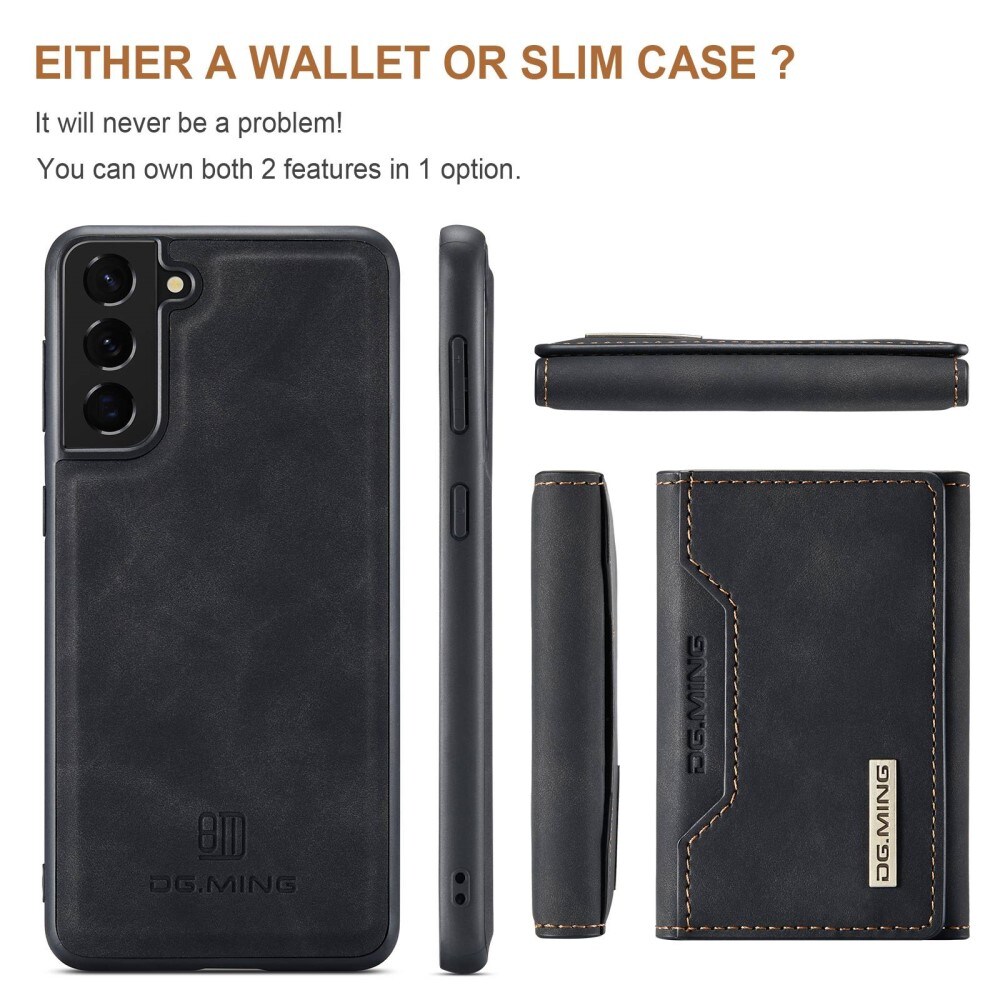 Samsung Galaxy S23 Cover med aftagelig pung, Sort