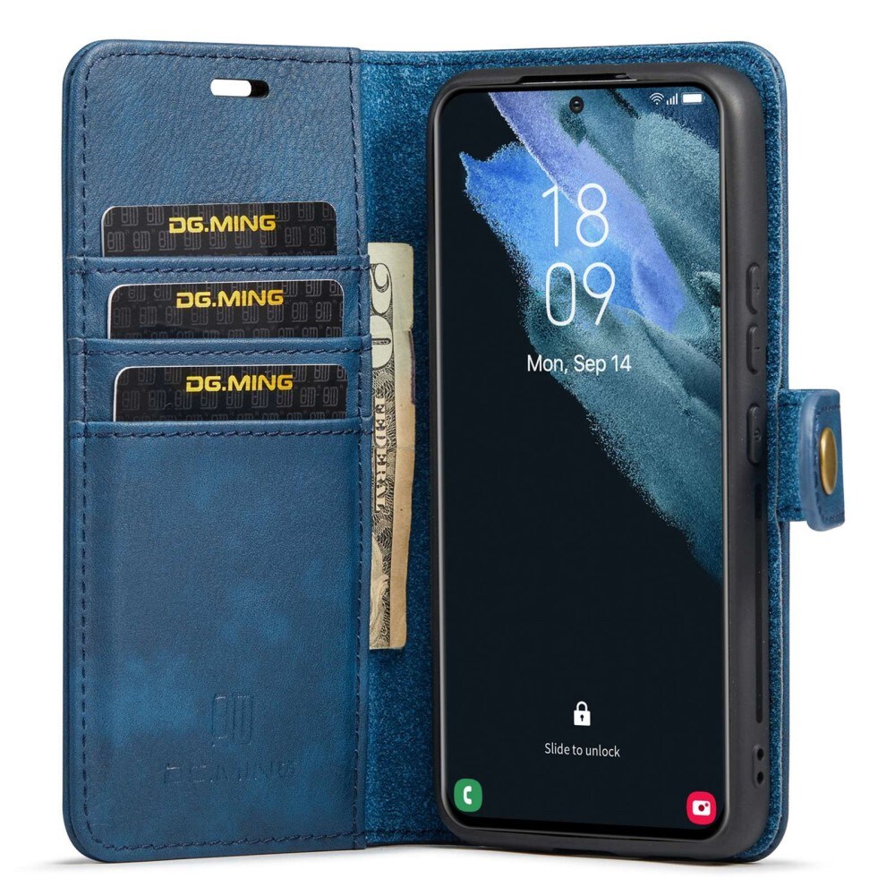 Samsung Galaxy S23 Pungetui med aftageligt cover, Blue