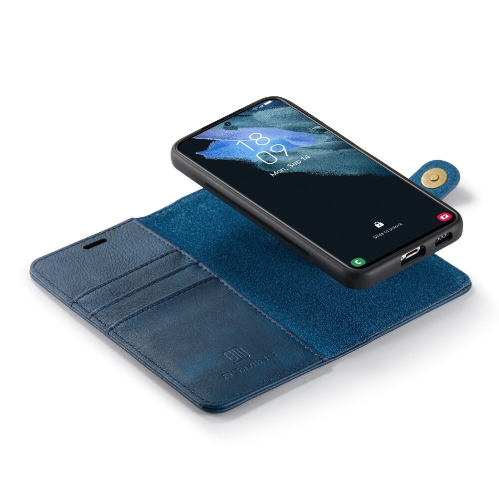 Samsung Galaxy S23 Pungetui med aftageligt cover, Blue
