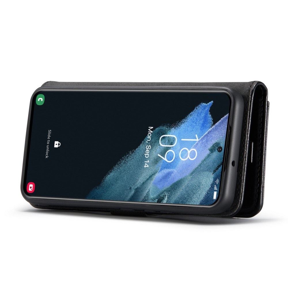 Samsung Galaxy S23 Plus Pungetui med aftageligt cover, Black