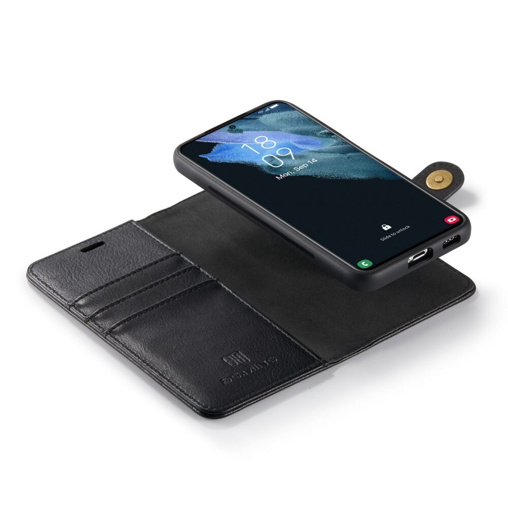 Samsung Galaxy S23 Plus Pungetui med aftageligt cover, Black