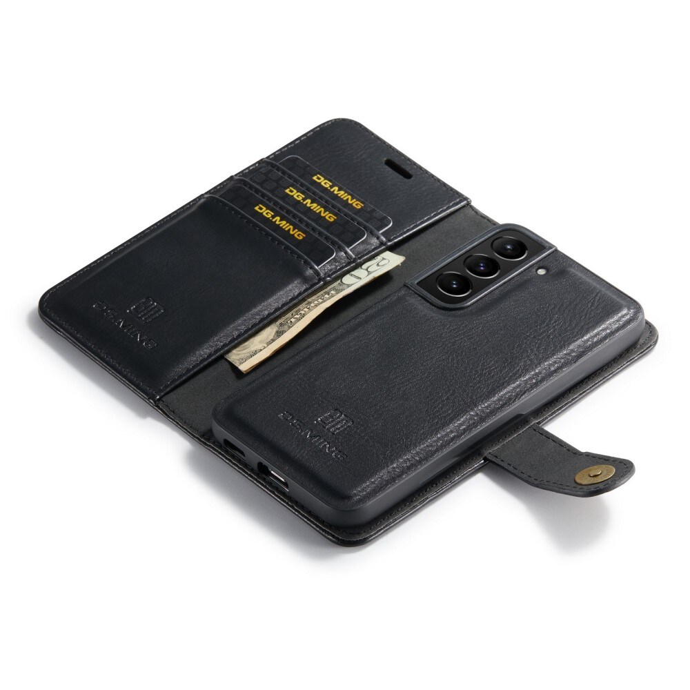 Samsung Galaxy S23 Plus Pungetui med aftageligt cover, Black