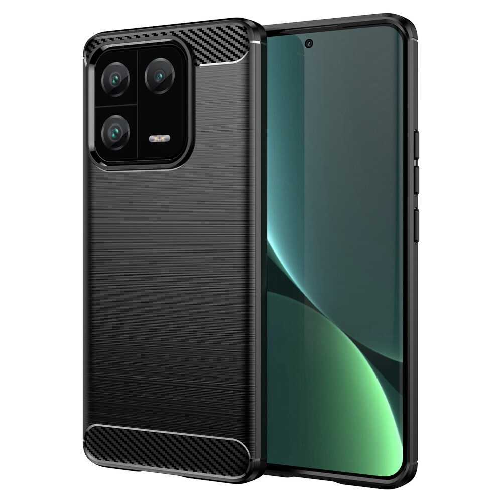 Xiaomi 13 Pro TPU-cover Brushed, Sort