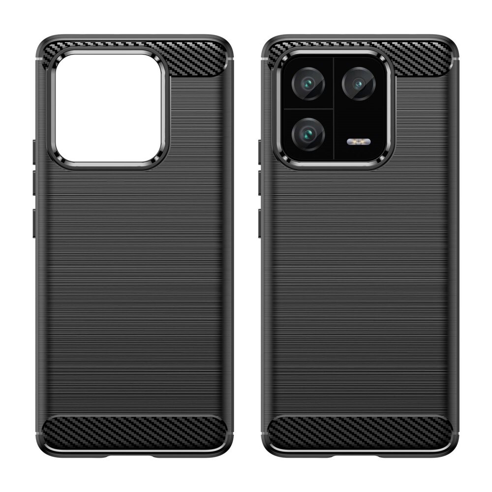 Xiaomi 13 Pro TPU-cover Brushed, Sort