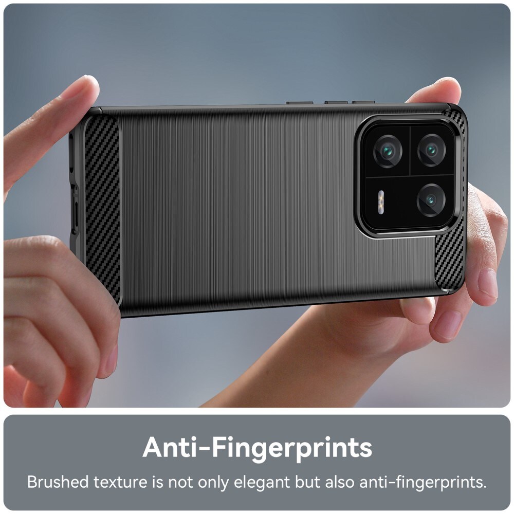 Xiaomi 13 Pro TPU-cover Brushed, Sort