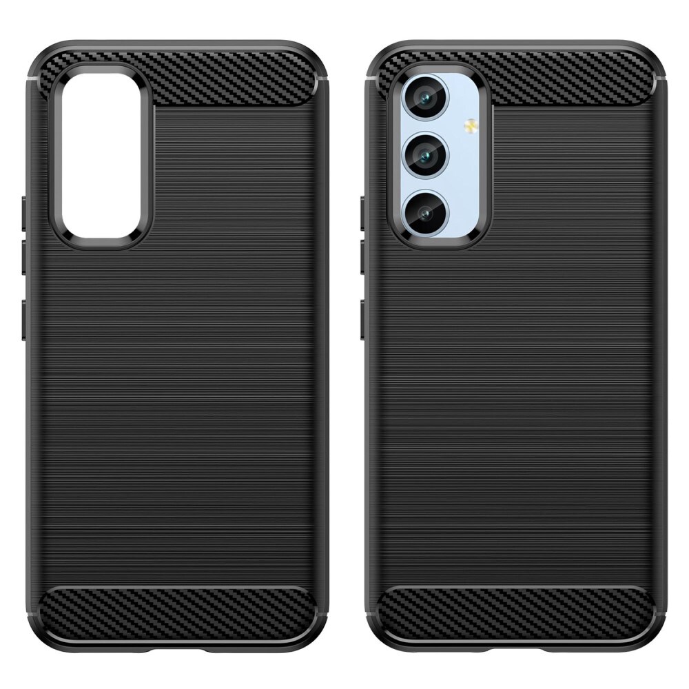 Samsung Galaxy A54 TPU-cover Brushed, Sort