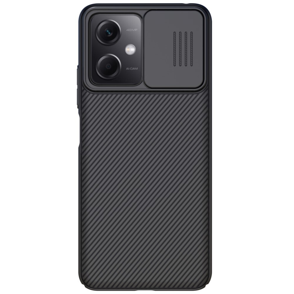 Xiaomi Redmi Note 12 Cover med kamerabeskyttelse - CamShield, Sort