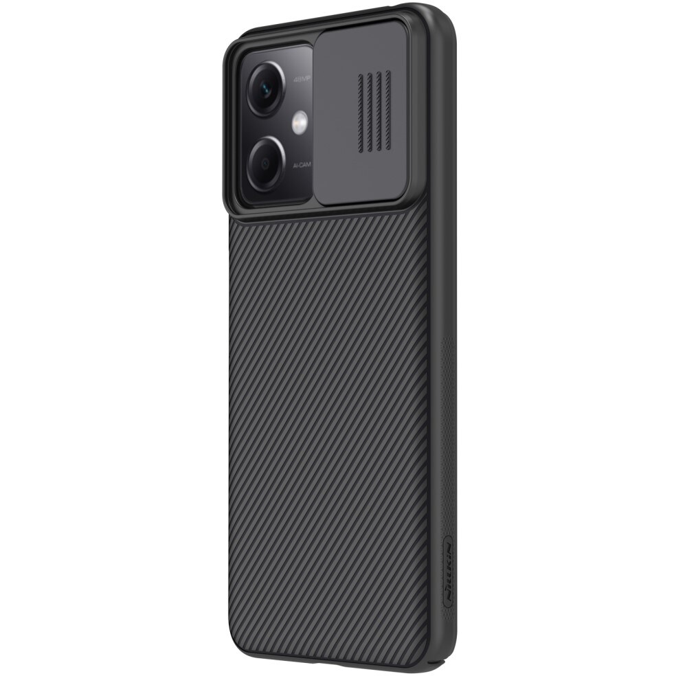 Xiaomi Redmi Note 12 Cover med kamerabeskyttelse - CamShield, Sort